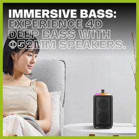 WYEWAVE 4D Deep Bass Wireless Speaker