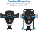 15W QI Wireless Fast Charge QC 2.0/3.0 and Air Vent Mobile Phone Holder - interiorautotech