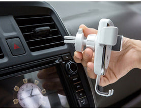 15W QI Wireless Fast Charge QC 2.0/3.0 and Air Vent Mobile Phone Holder - interiorautotech