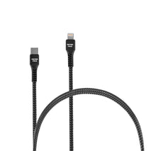 1M Lightning Aluminium Shell Braided Cable for iPhone devices, Faster Speed with 3A Charging - interiorautotech
