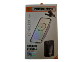 22.5W Magnetic Wireless Panther Force Power Bank 10,000 mAh Fast Charging - interiorautotech