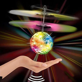 360° Rotating Hand Controlled Hover Flight Ball with Super Bright Lumious LED lights USB rechargeable, hovers up to 4.5m - Interior Auto Tech