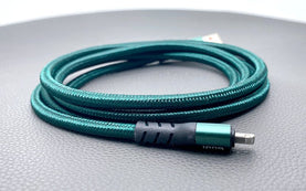 3A Budi USB-A to Lightning for i-Phone devices 1.5M with Braided Aluminum Shell Cable - Fast Charge - interiorautotech