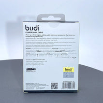 3A Budi USB-A to Lightning for i-Phone devices 1.5M with Braided Aluminum Shell Cable - Fast Charge - interiorautotech