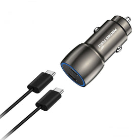 40W Car Charger Cigarette Port with 2x 20W PD 3.0 USB-C Ports, Very Fast Charging - interiorautotech