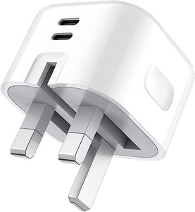 45W SPEEDY®GaN Super Fast Charging plug with 2x USB Type C Ports - interiorautotech