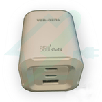65W Ven Dens 3in1 Super Fast Charge Folding Plug with 2x USB-C ports and 1x USB-A port - Interior Auto Tech