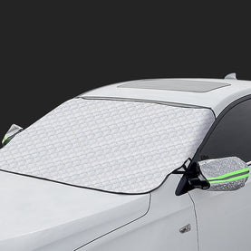 Car Windshield Cover, Multipurpose Portable Car Cover, All Seasons Windshield and Wing Mirror Protector - interiorautotech