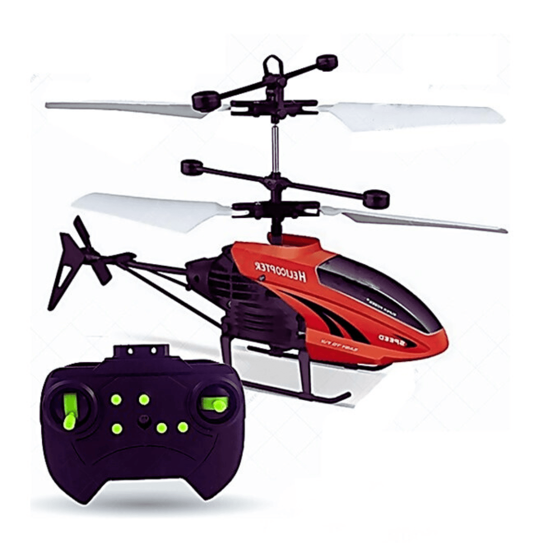 Kid friendly remote control top helicopter