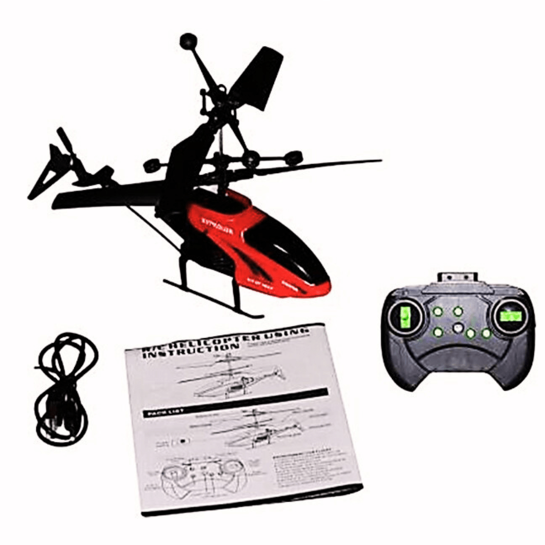 F350 Sky King Helicopter 2.4GHz Remote Control USB Rechargeable Indoor Flying Toy for boys and girls 1x colour sent at random