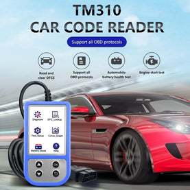 OBD2 Car Diagnostic Scanner with 2.4"TFT LCD 24bit Colorful Screen, Engine Fault Code Reader with 15 languages, - interiorautotech