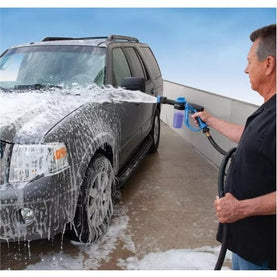Soap-n-Suds Car Foaming Cleaning Kit with 230ml Wash Gun, Wash Mitt, Wheel Brush & Connect Adaptor - interiorautotech